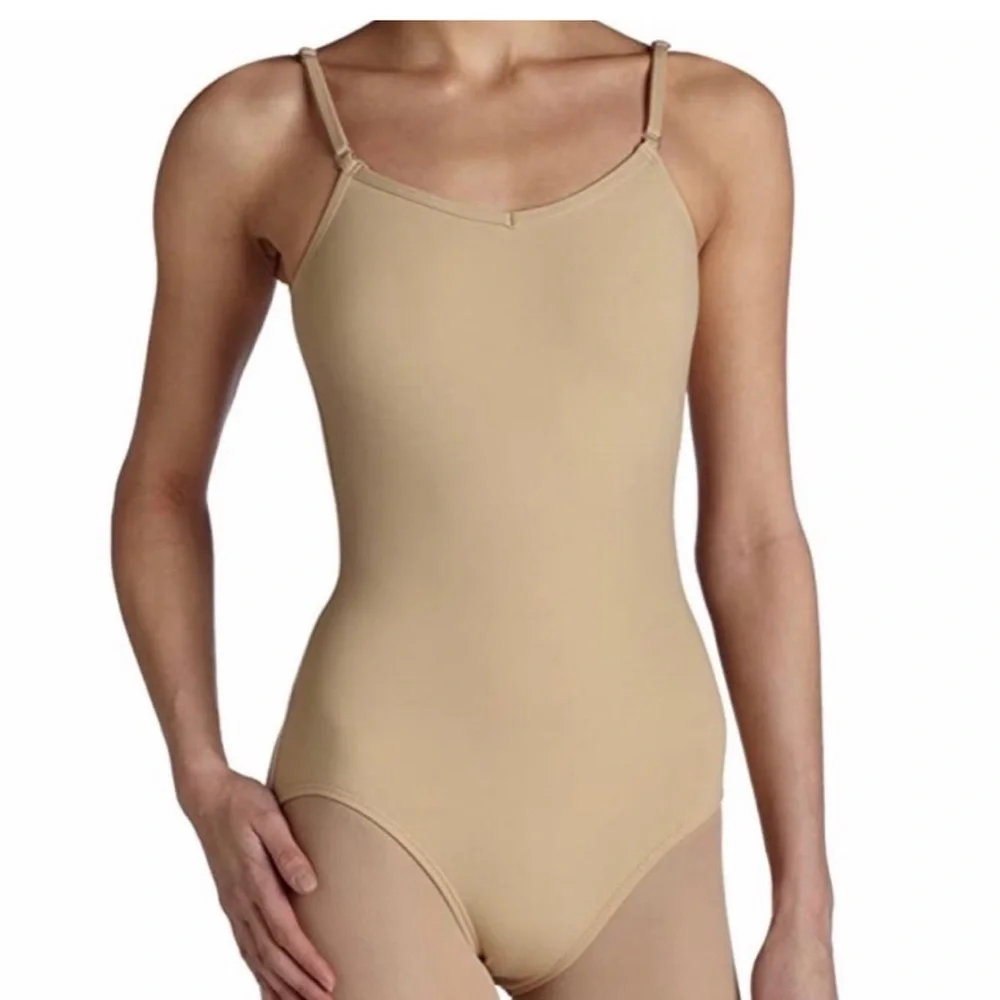 CAPEZIO Girls/Women/teen nude leotard sz XS